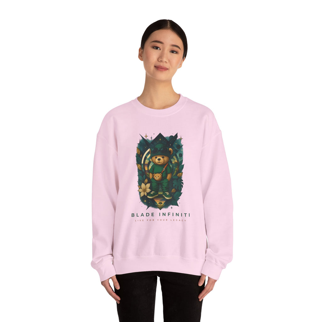 Galactic Teddy Bear V1 Unisex Crewneck Sweater