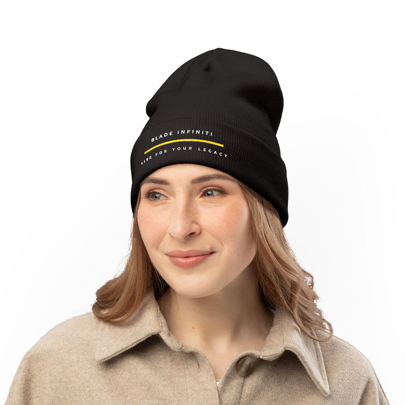 Blade Minimalistic Knit Beanie