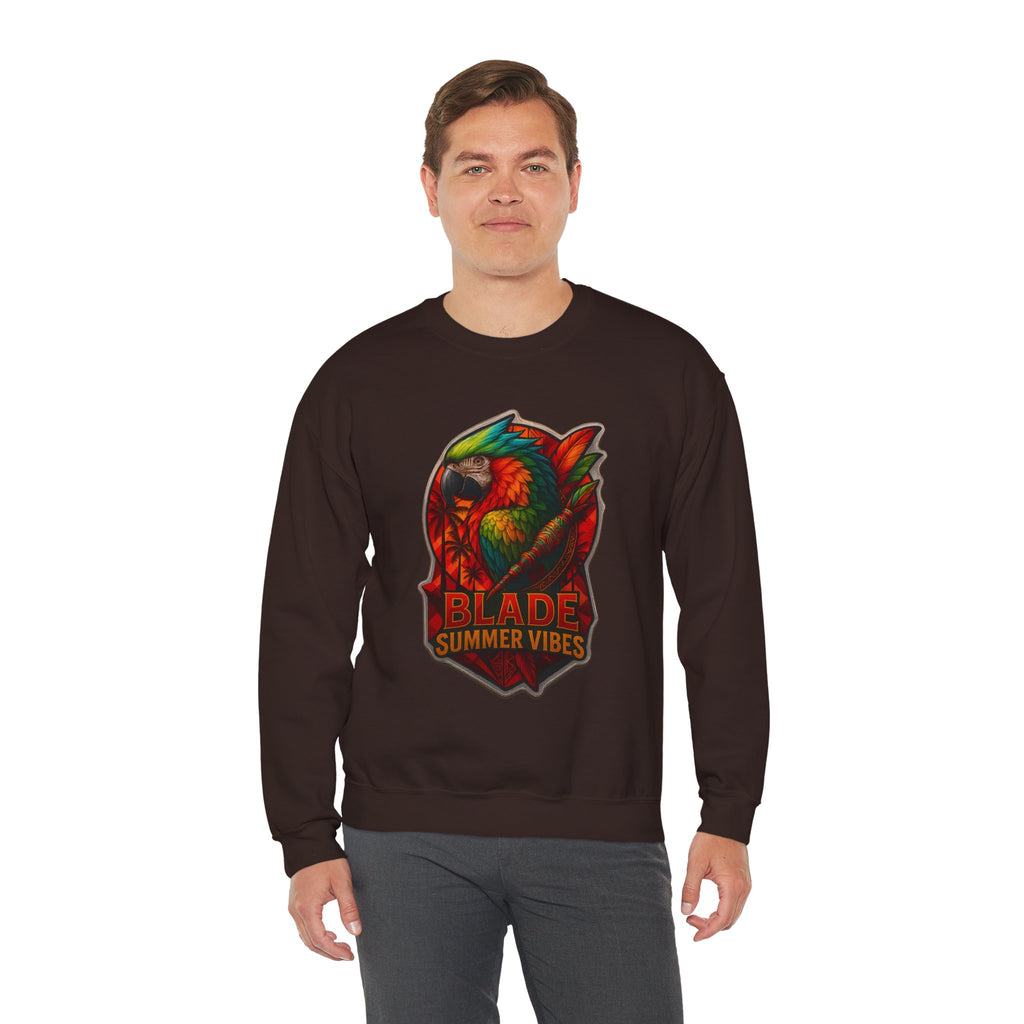 Aztec Parrot Unisex Crewneck Sweater