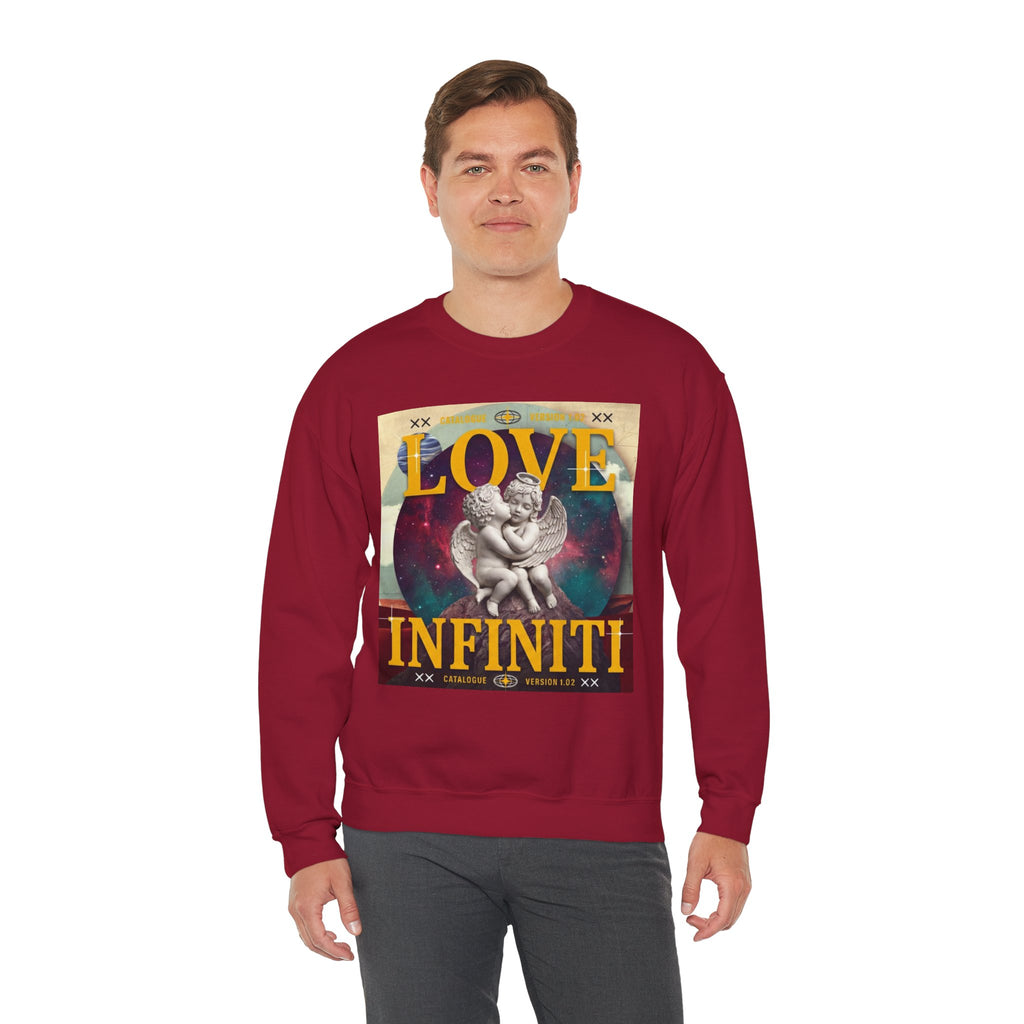 Celestial Love, Infiniti Unisex Crewneck Sweater