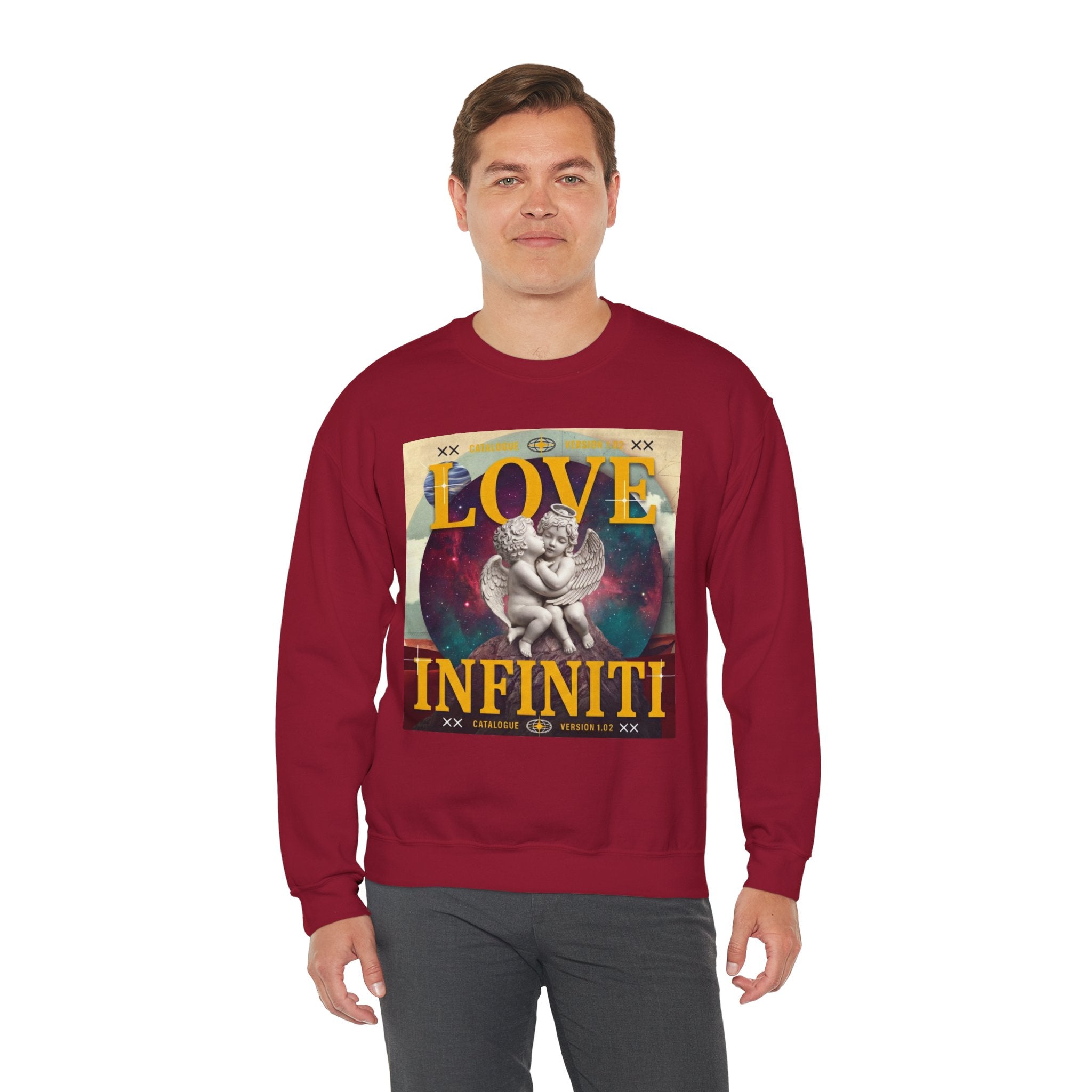 Celestial Love, Infiniti Unisex Crewneck Sweater