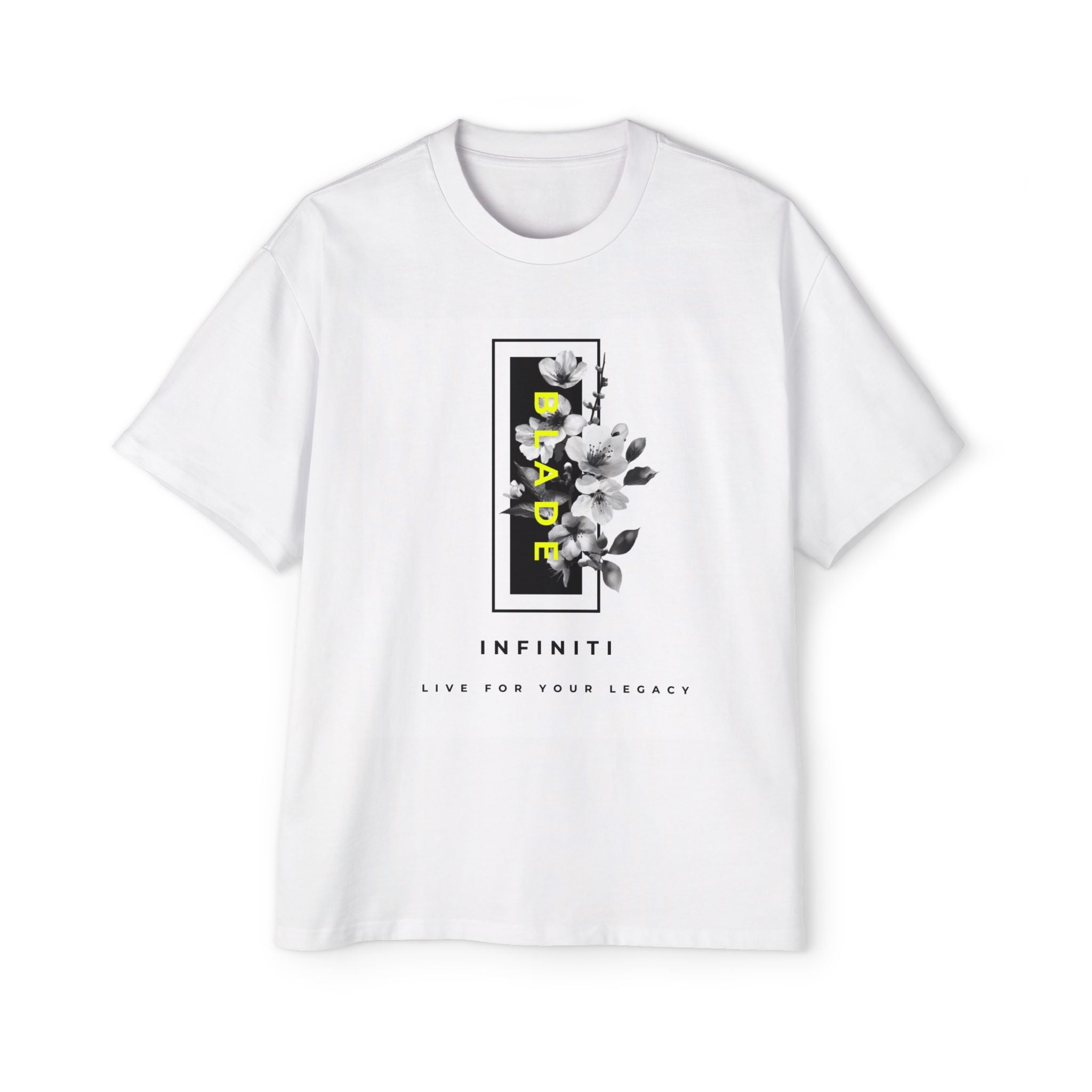 Bloom Bae White Heavy Oversized T-Shirt