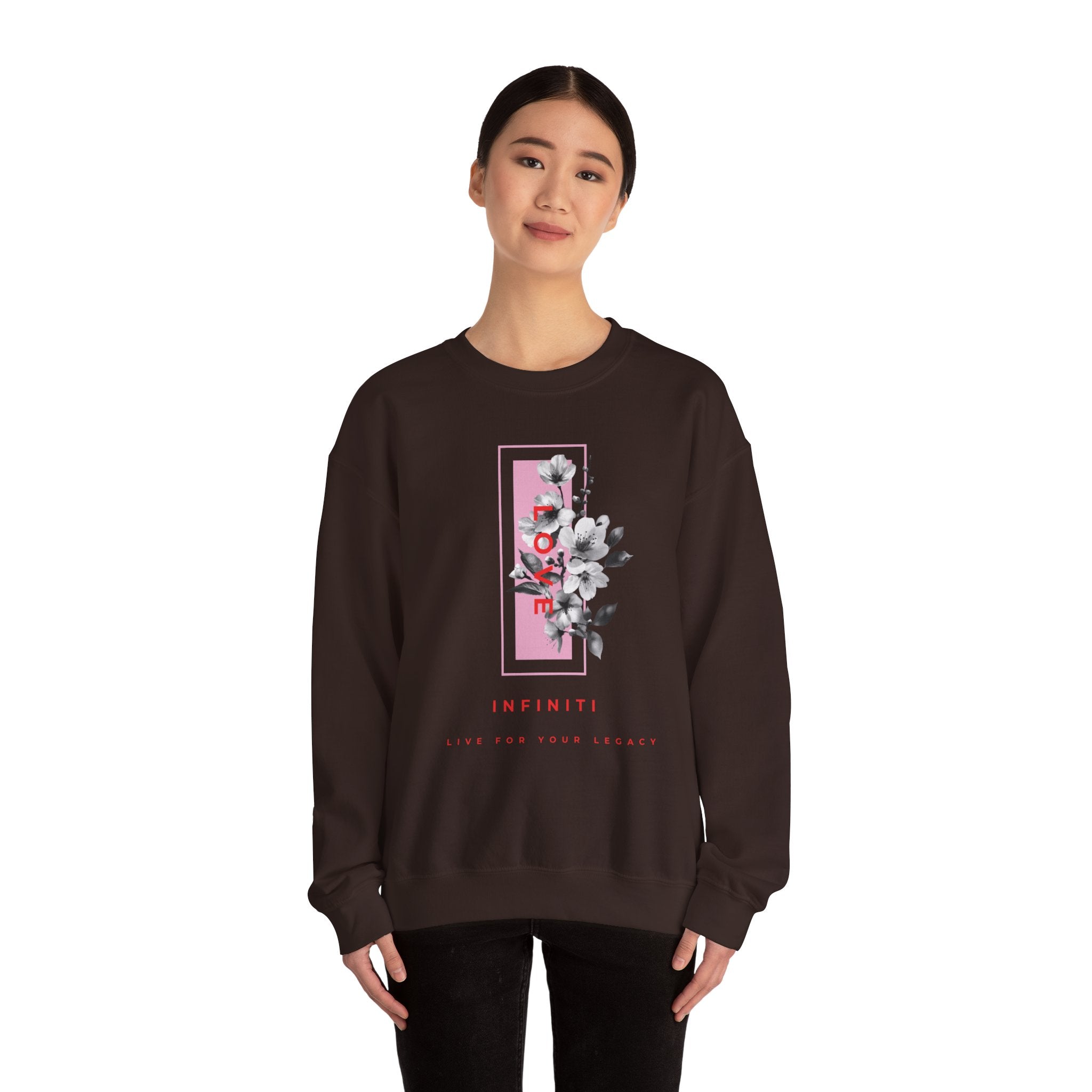 Bloom Bae Red Floral Love, Infiniti Sweater