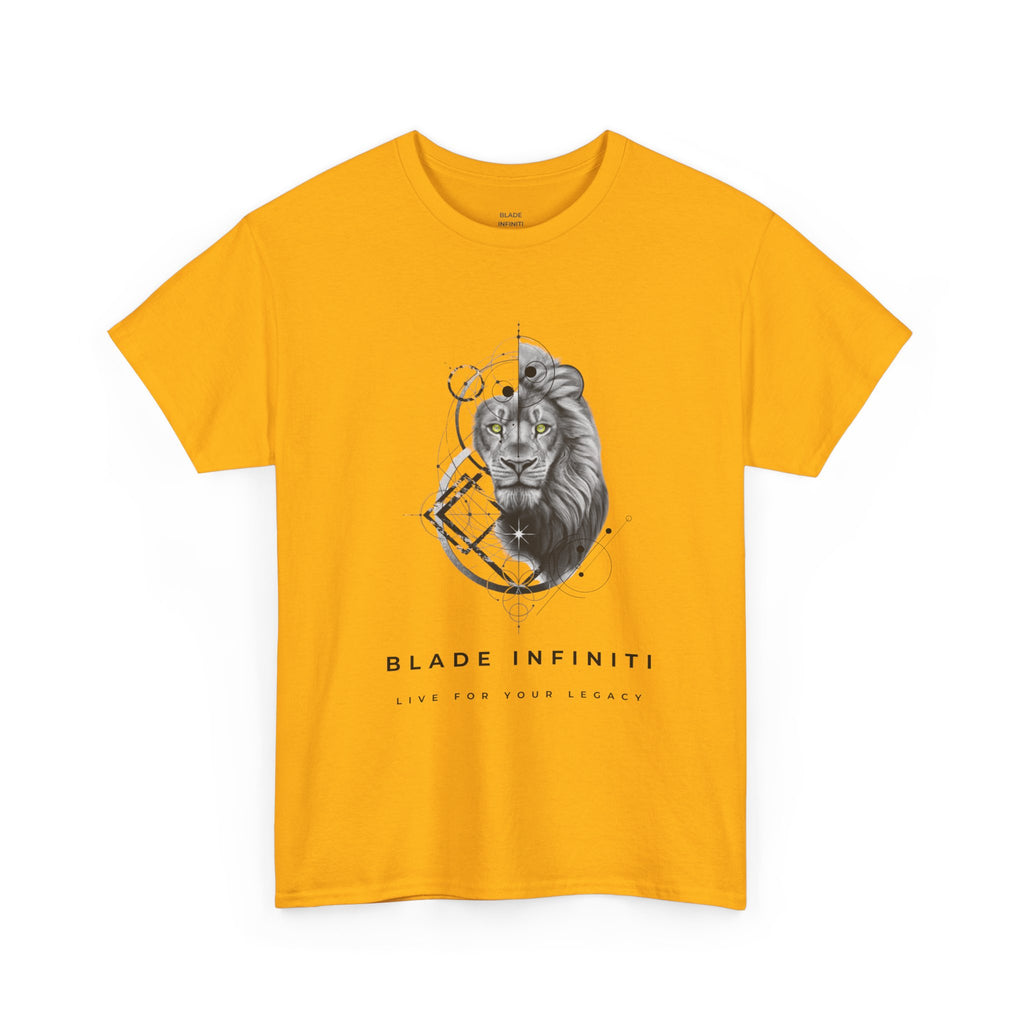 Geometric King Black Version 4 TX Lion T-Shirt