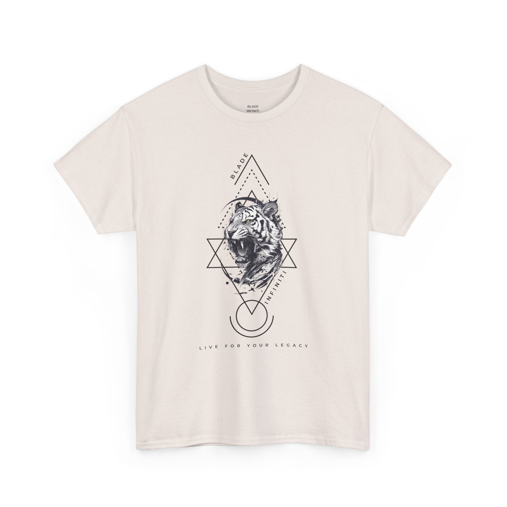 Geometric King Black TX Tiger T-Shirt