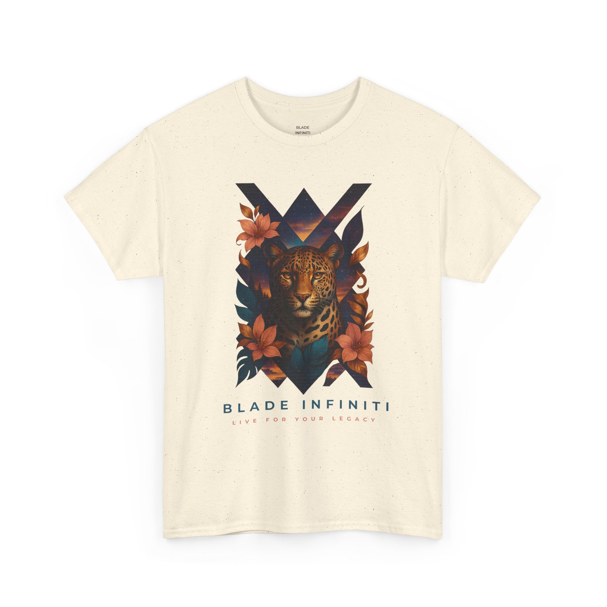 Bladeverse Galactic Jungle Leopard/Floral T-Shirt