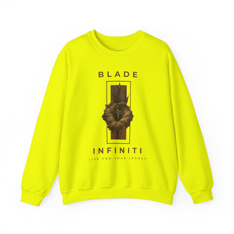 Essence of Infiniti Brown Floral Unisex Crewneck Sweater