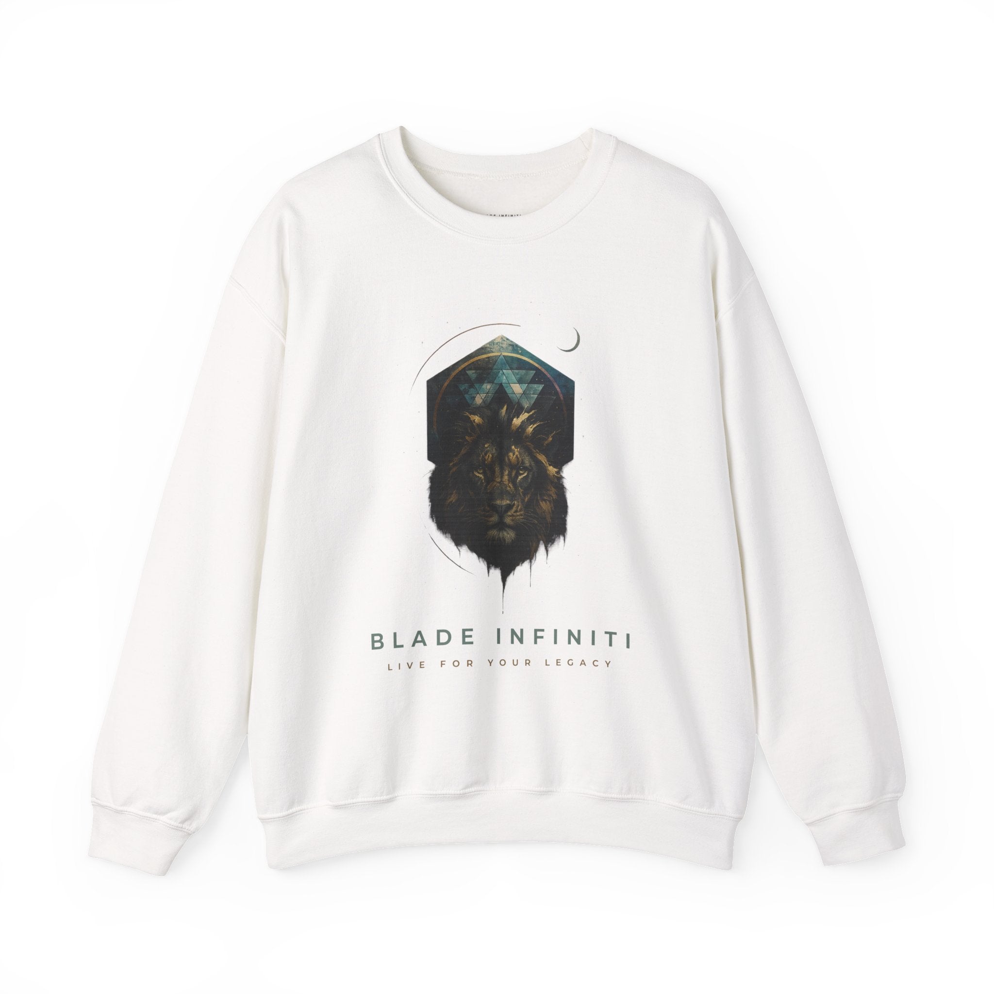 Galactic Lion Unisex Crewneck Sweater