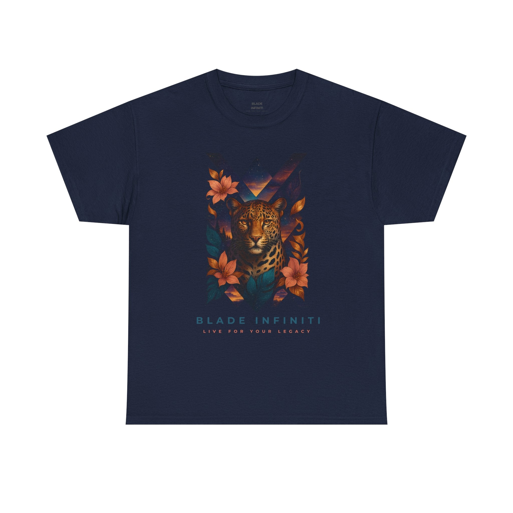 Bladeverse Galactic Jungle Leopard/Floral T-Shirt