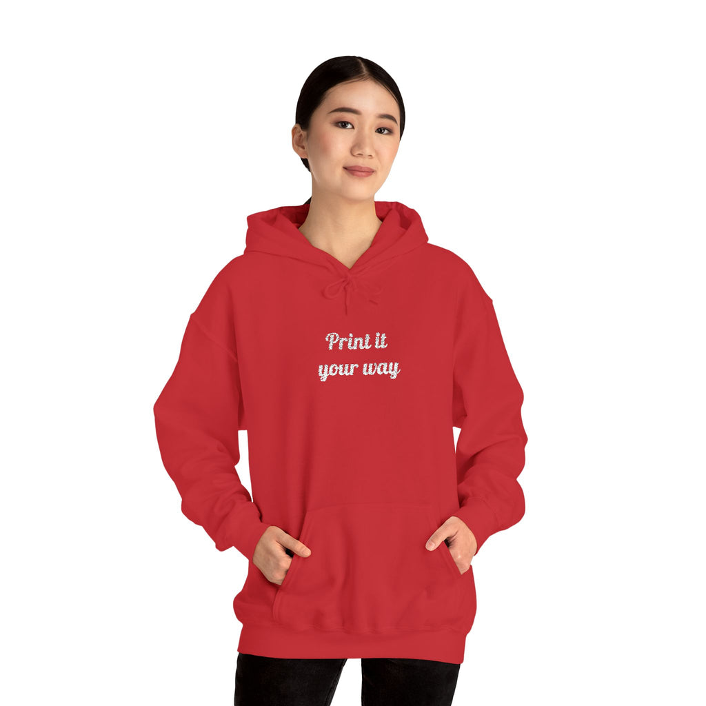 Custom Embroidered Unisex Hoodie – Ethically Sourced Cotton Blend