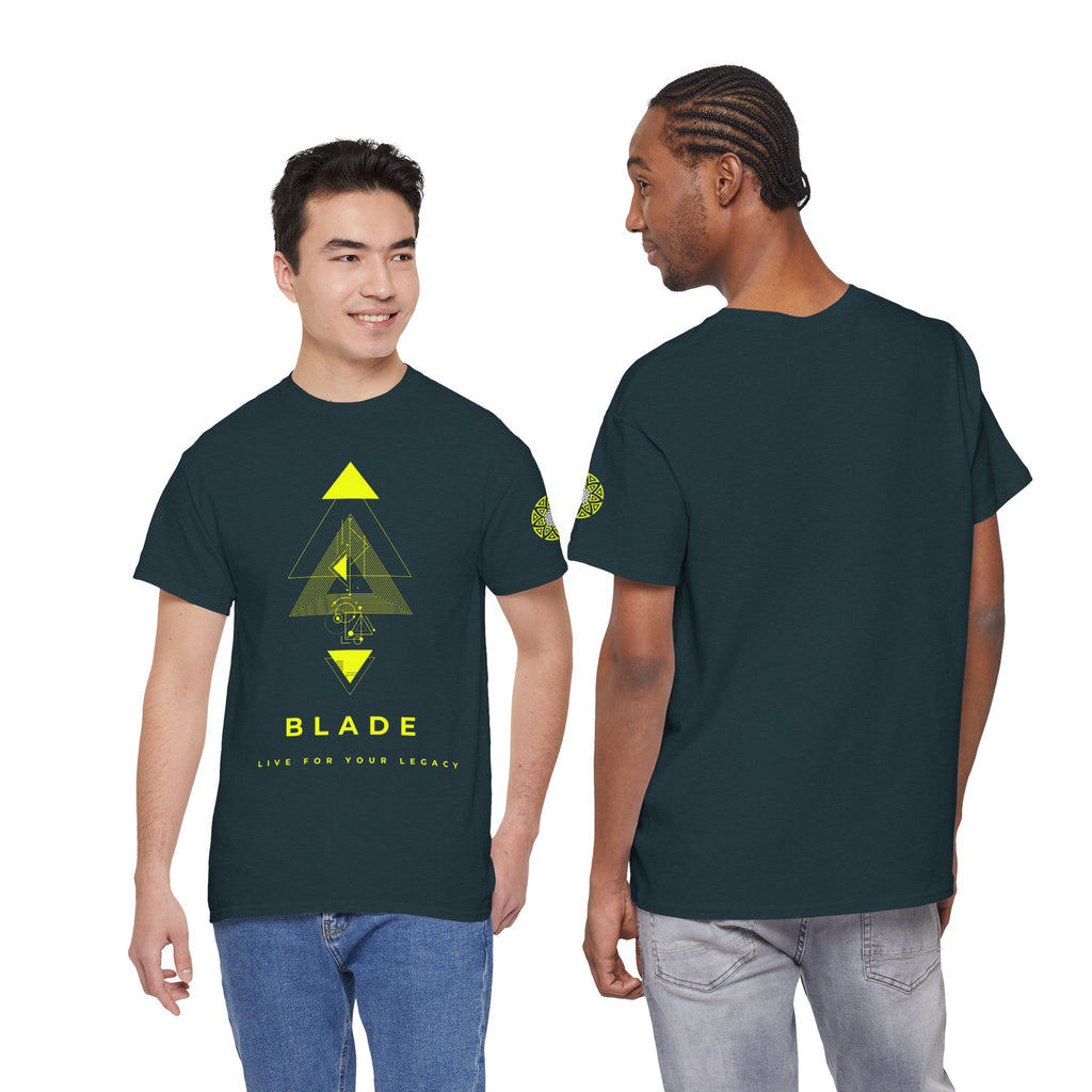 Geometric Odyssey Neon Green TX T-Shirt