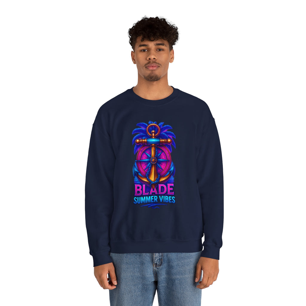 Anchor Compass Unisex Crewneck Sweater