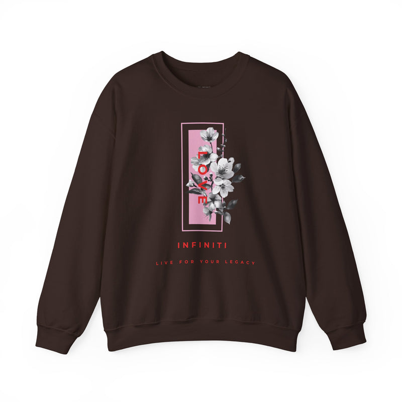 Bloom Bae Red/Pink Floral Love, Infiniti Sweater