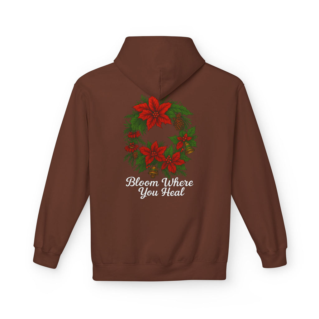 Bloom Where You Heal Wreath Christmas/Xmas Hoodie