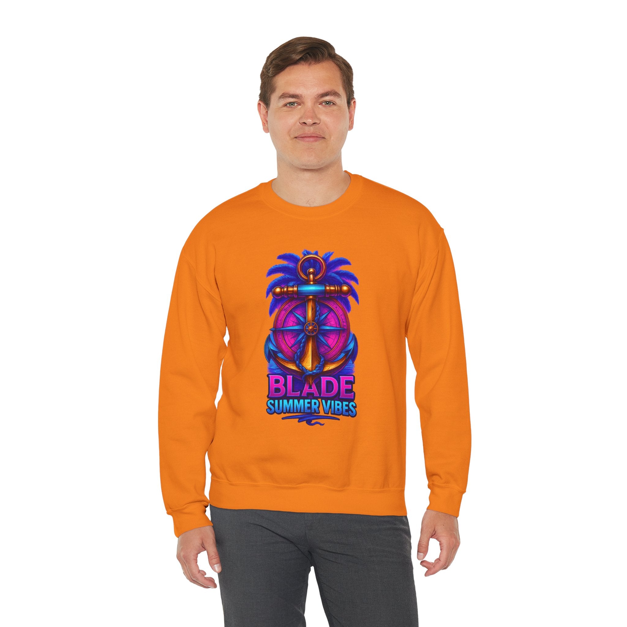 Anchor Compass Unisex Crewneck Sweater