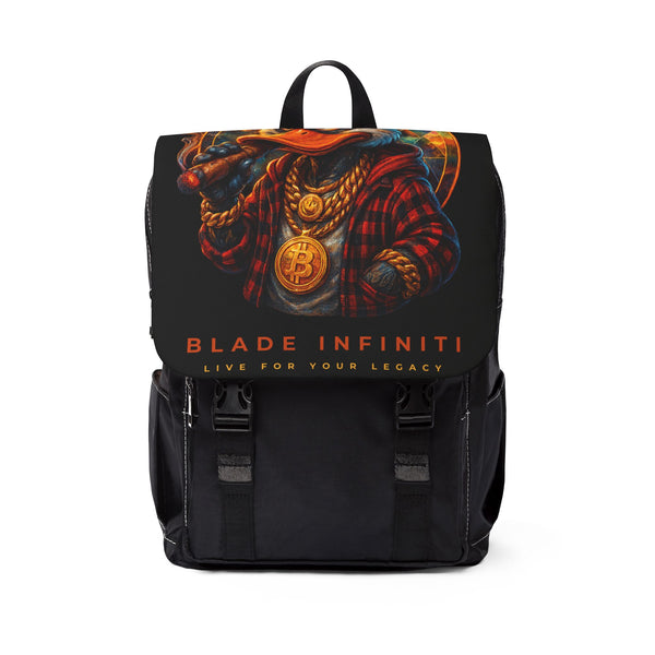 Weed/Pot Galactic Duck Shoulder Backpack