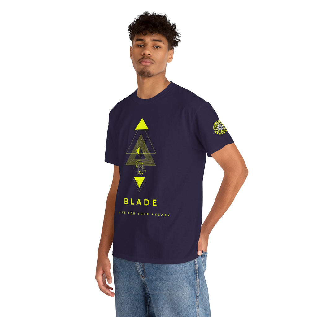 Geometric Odyssey Neon Green TX T-Shirt