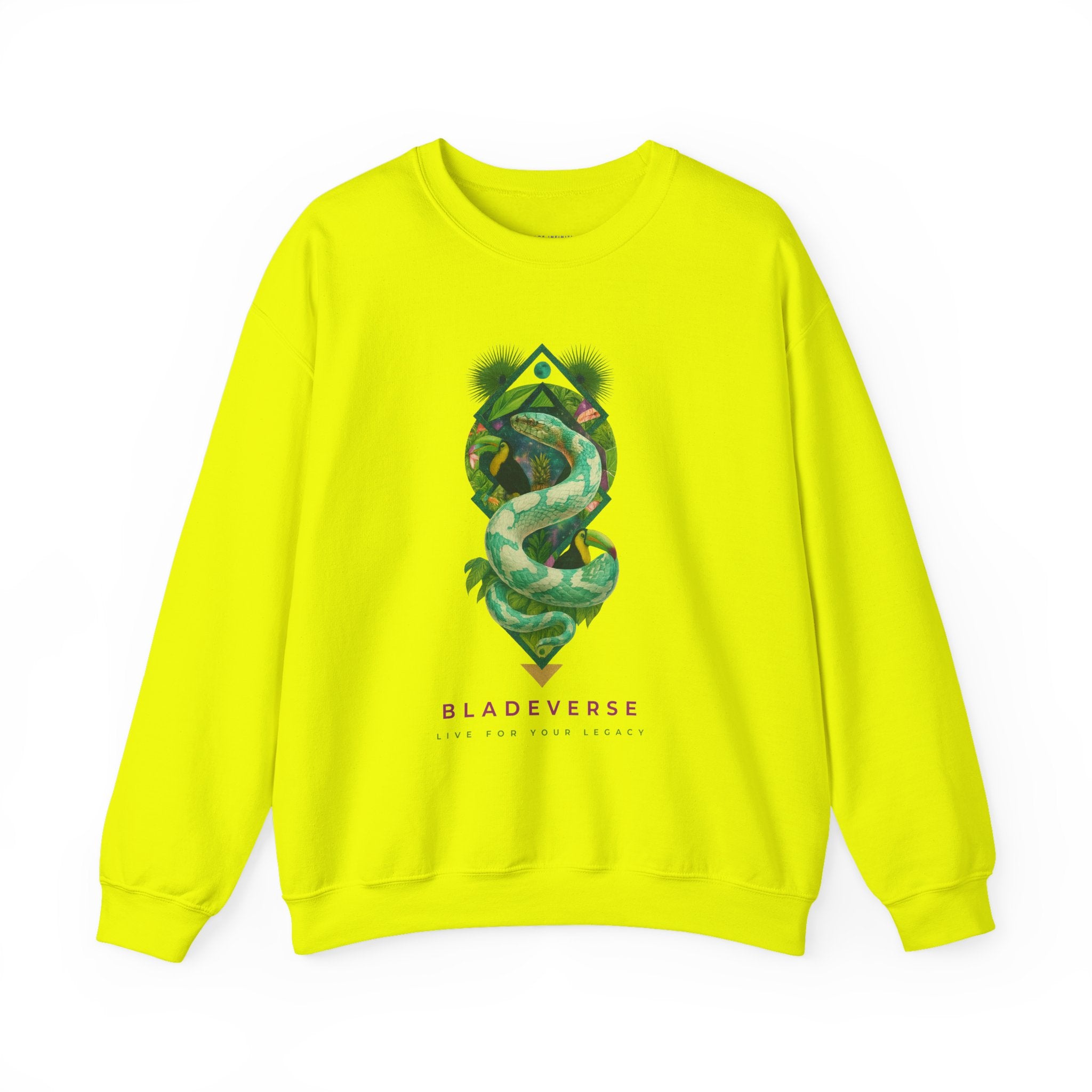 Galactic Snake Unisex Crewneck Sweater