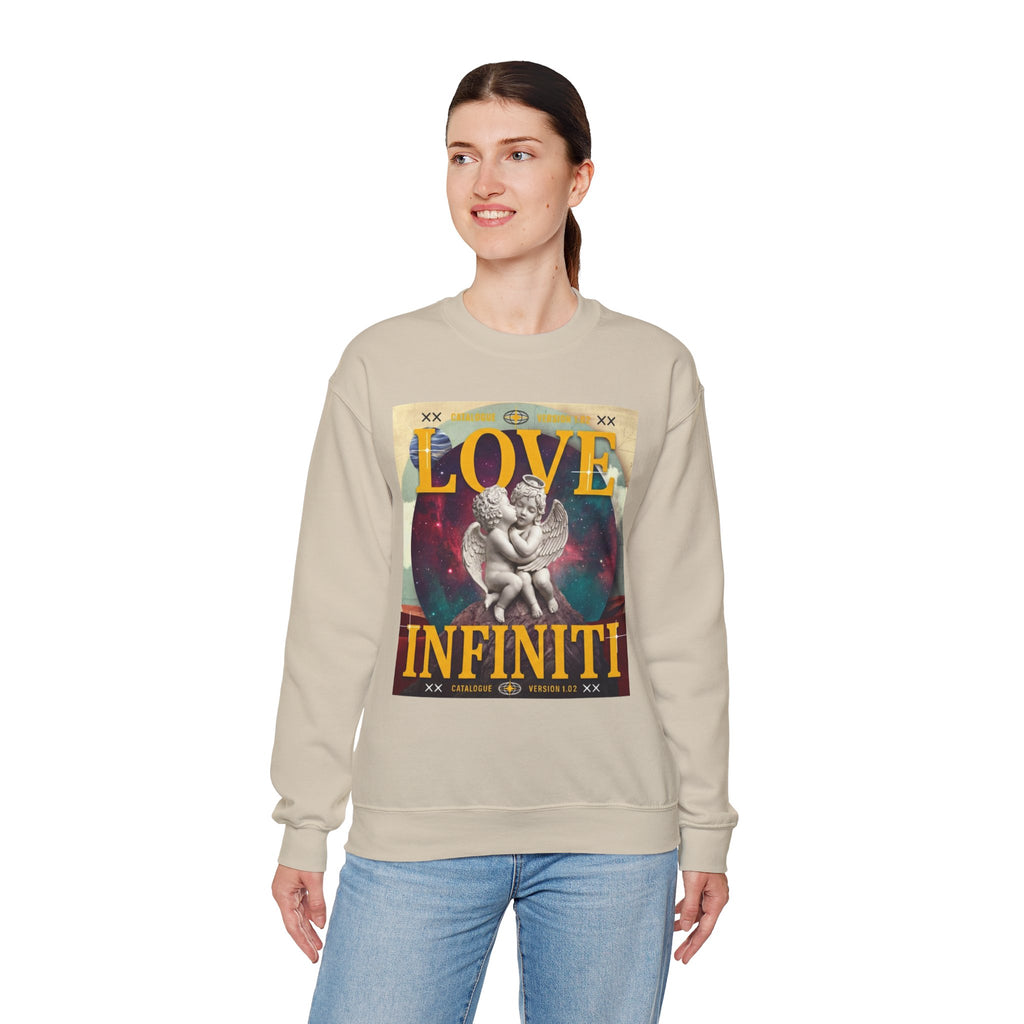 Celestial Love, Infiniti Unisex Crewneck Sweater