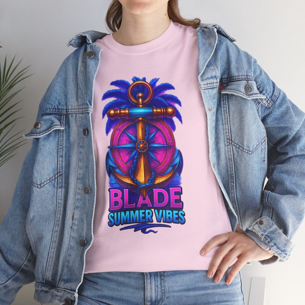 Anchor Compass Multi Blue/Pink T-Shirt