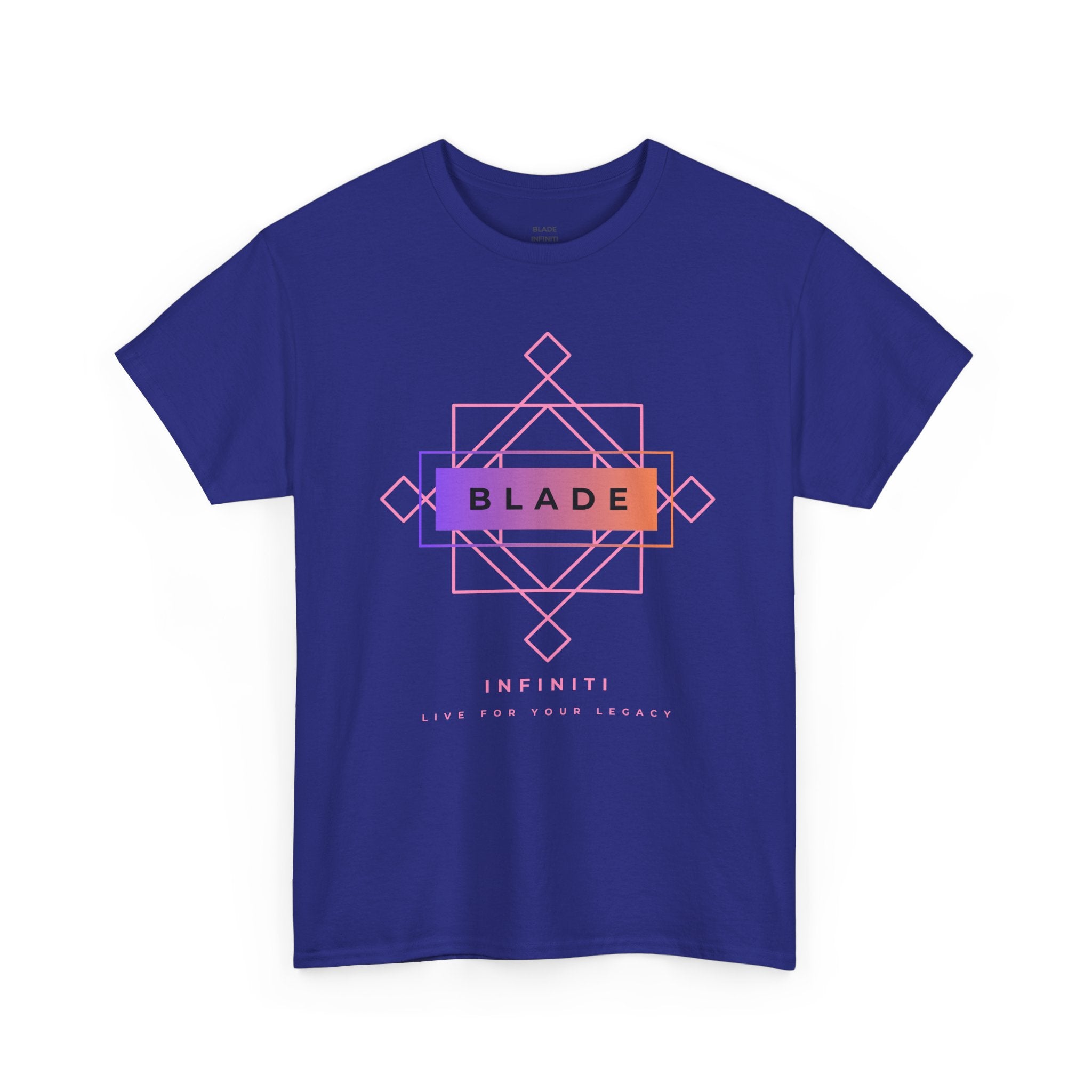 Geometric Infiniti Pink/Purple/Orange Ombre T-Shirt