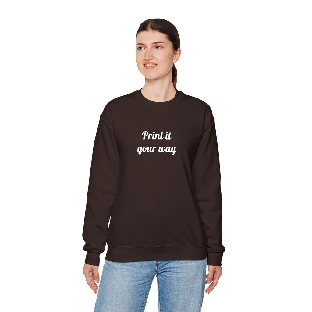 Embroidery Personalization - Unisex Crewneck Sweater (Make It Yours)