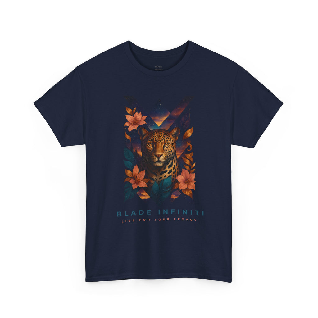 Bladeverse Galactic Jungle Leopard/Floral T-Shirt