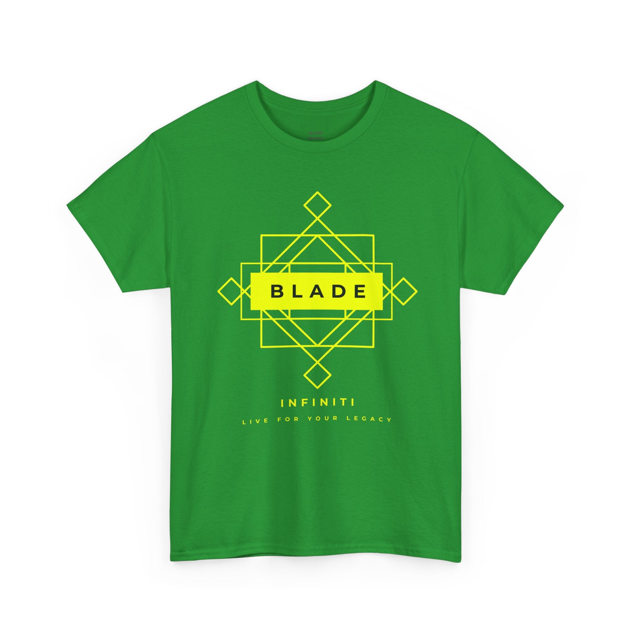 Geometric Infiniti Version 2 Neon Green T-Shirt