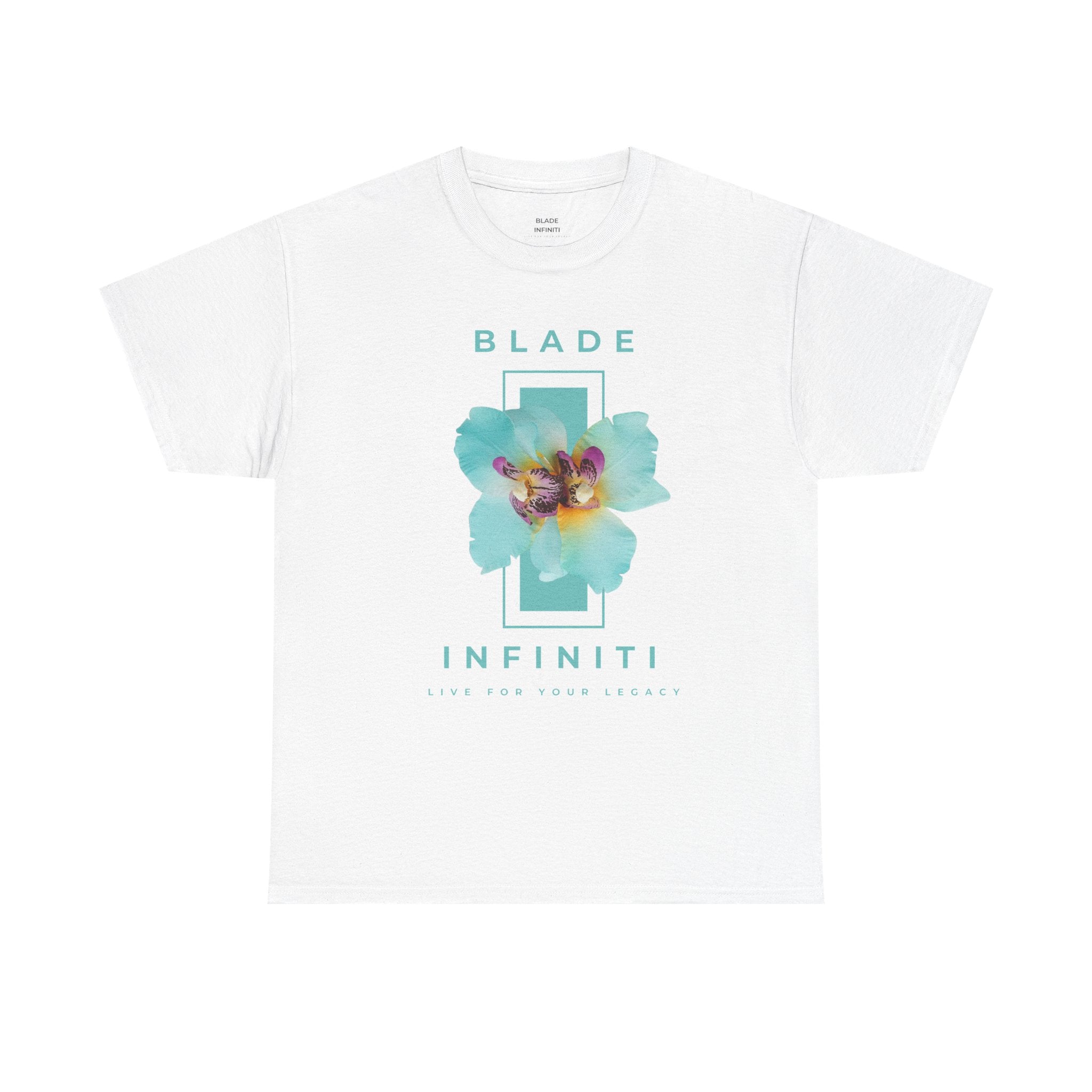 Essence of Infiniti Light Aqua Floral T-Shirt