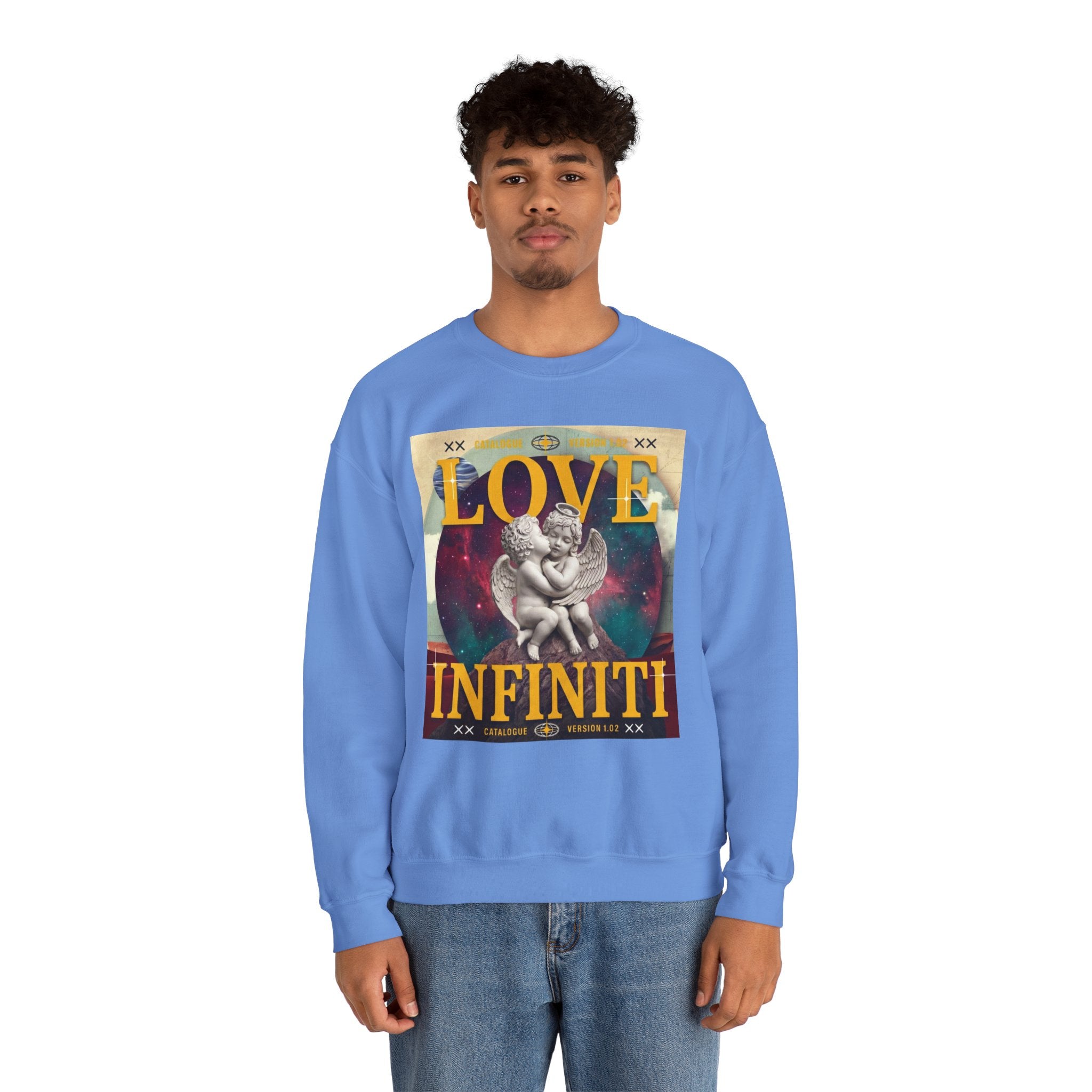 Celestial Love, Infiniti Unisex Crewneck Sweater