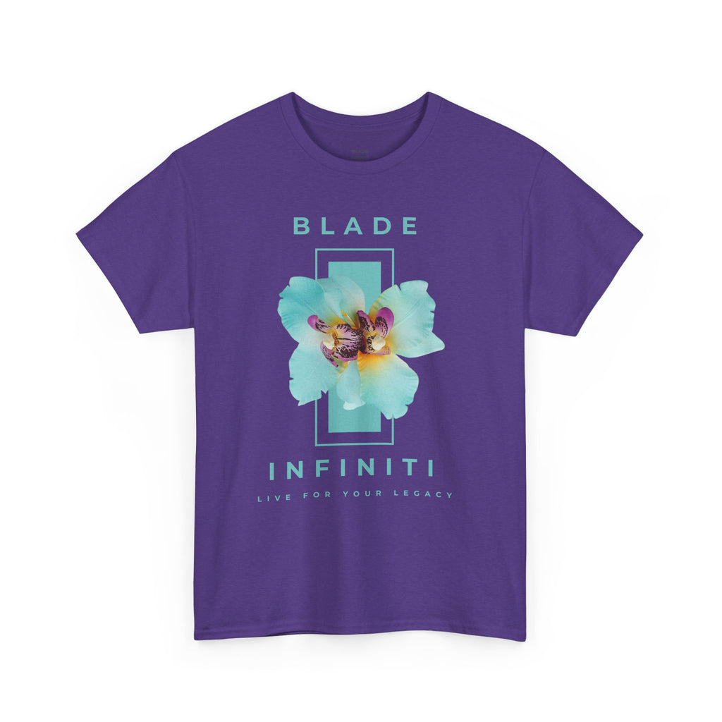 Essence of Infiniti Light Aqua Floral T-Shirt
