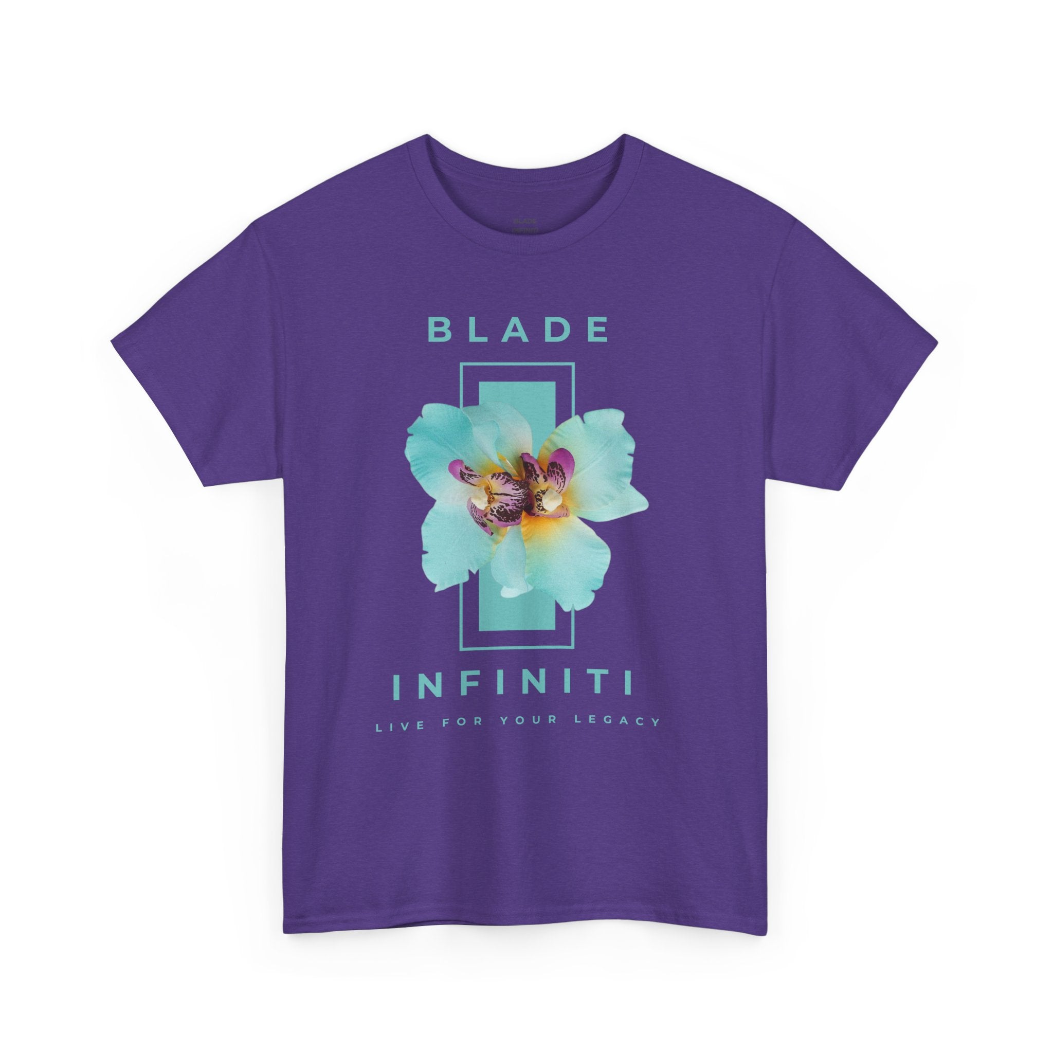 Essence of Infiniti Light Aqua Floral T-Shirt