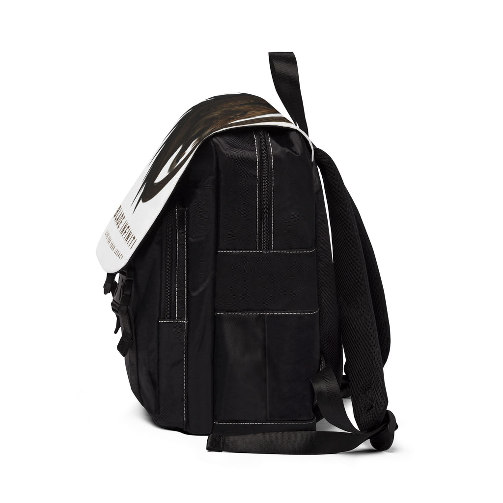 Aztec Tiger Shoulder Backpack - White