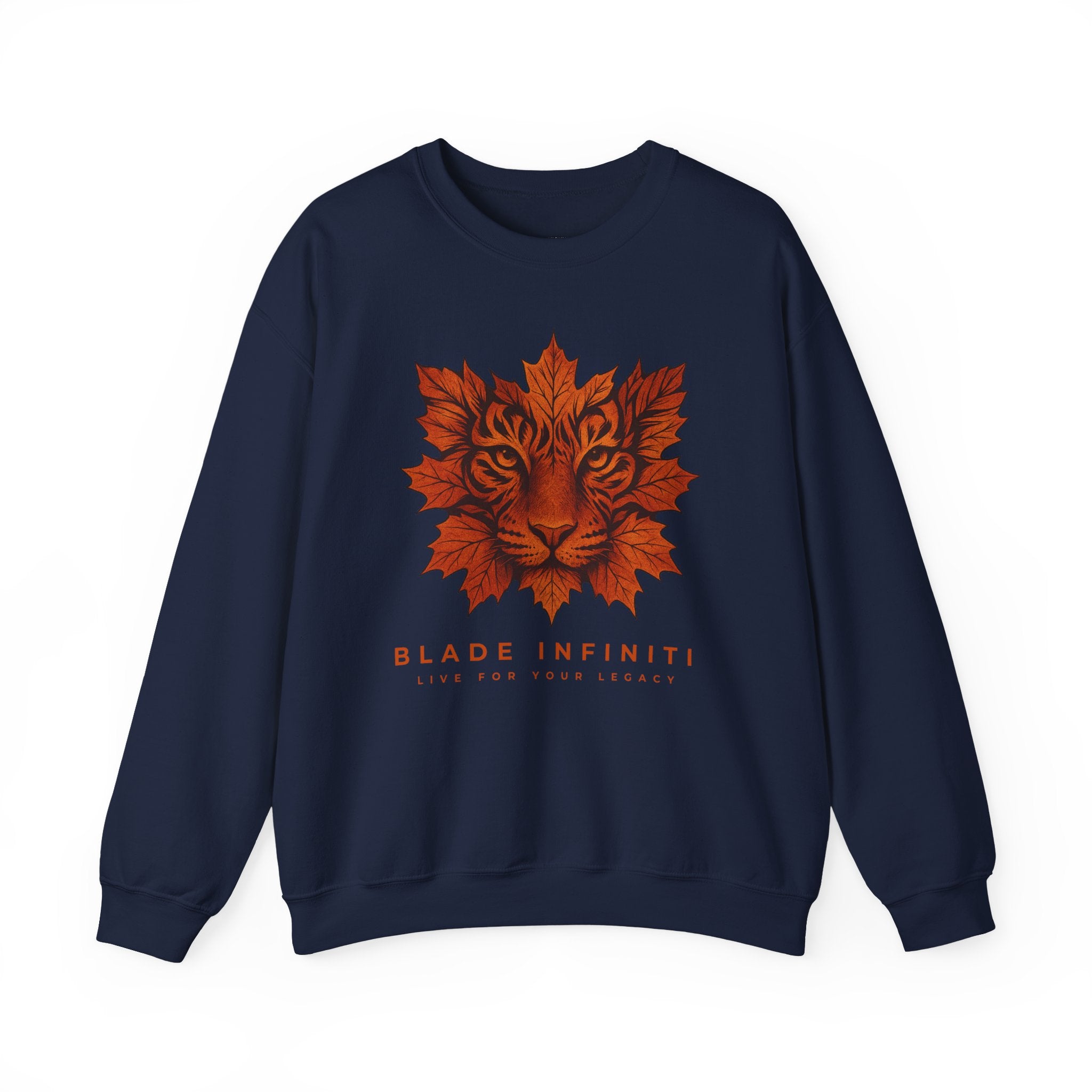 Fall Maple Tiger Unisex Crewneck Sweater