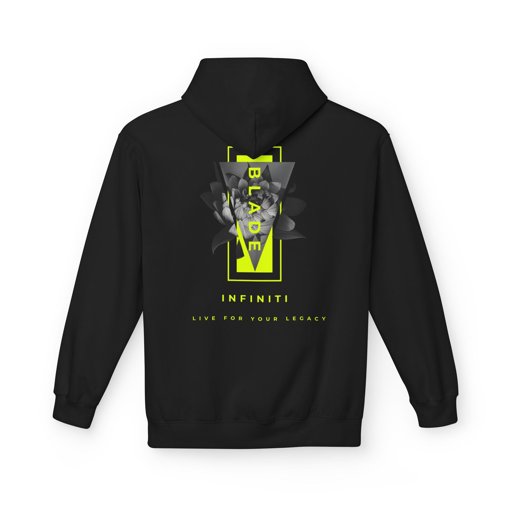 Flora Essence Neon Green Version 2 TX Floral Hoodie