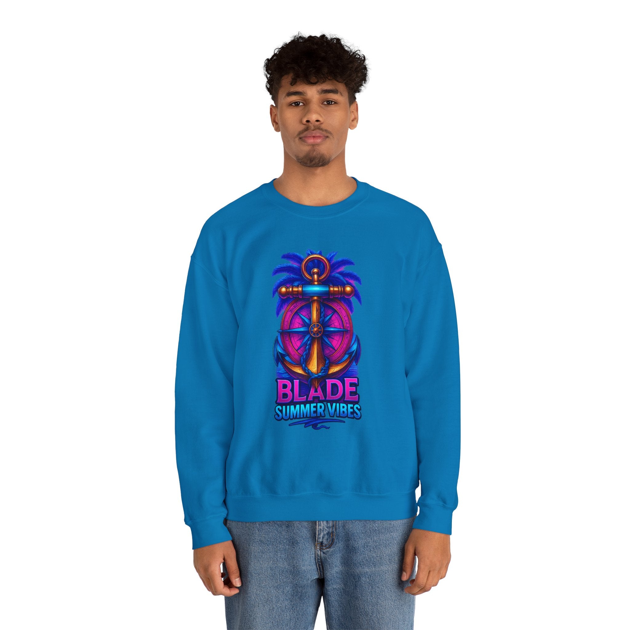 Anchor Compass Unisex Crewneck Sweater