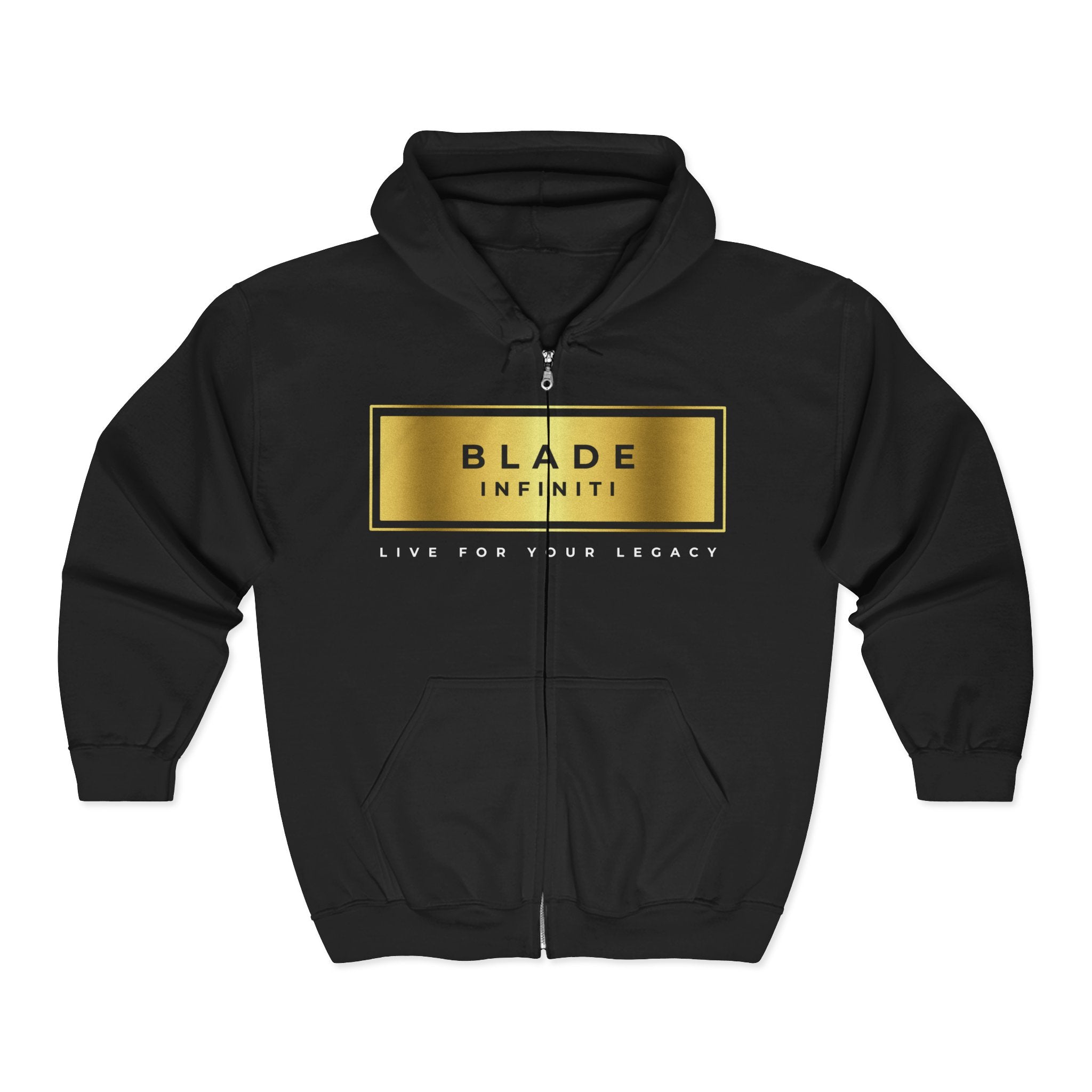 Legacy Essential Gold Zip Hoodie