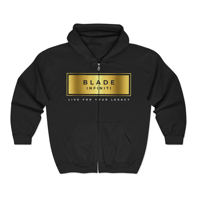 Legacy Essential Gold Zip Hoodie