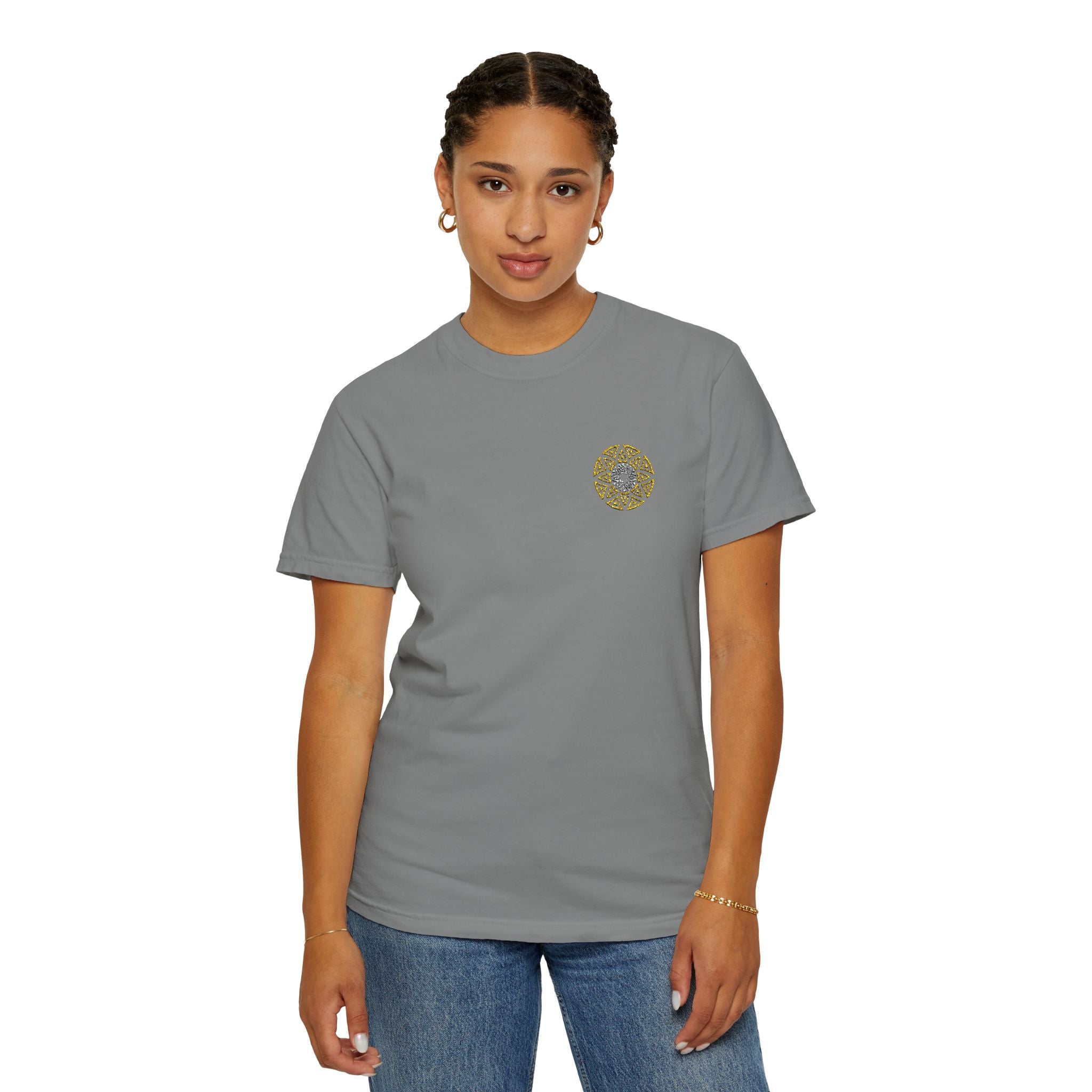 Ethereal Azteca Embroidered Logo T-Shirt