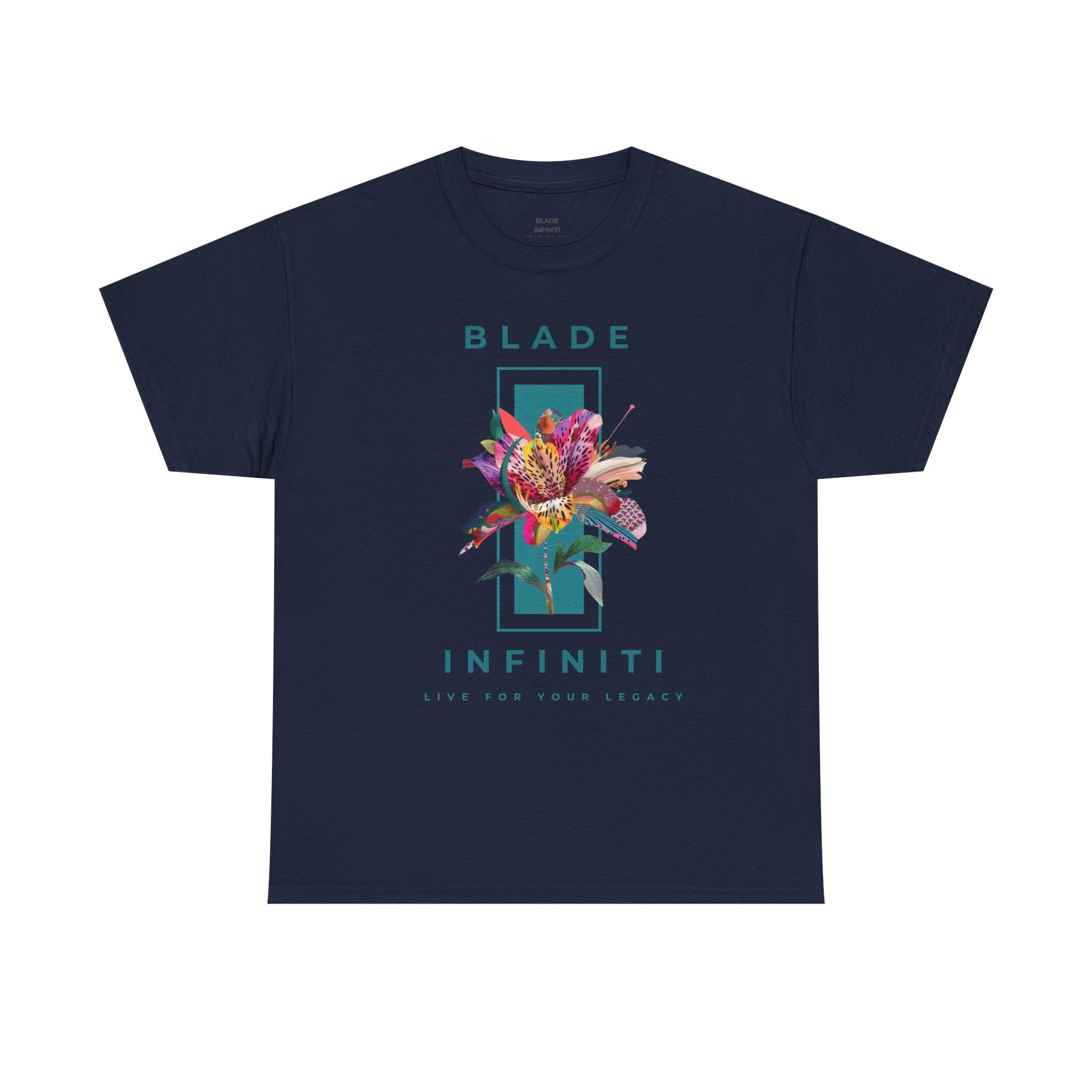 Essence of Infiniti Teal/Floral T-Shirt