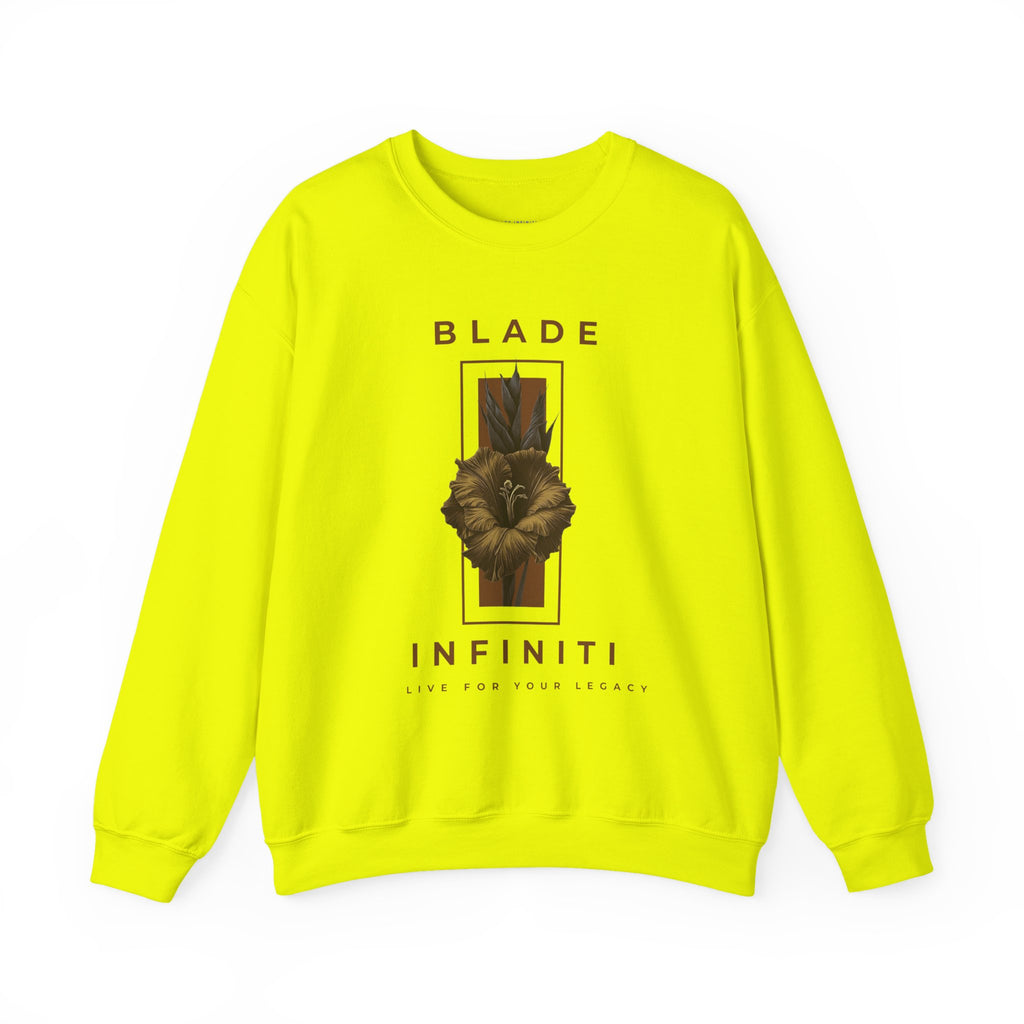 Essence of Infiniti Brown Floral Unisex Crewneck Sweater