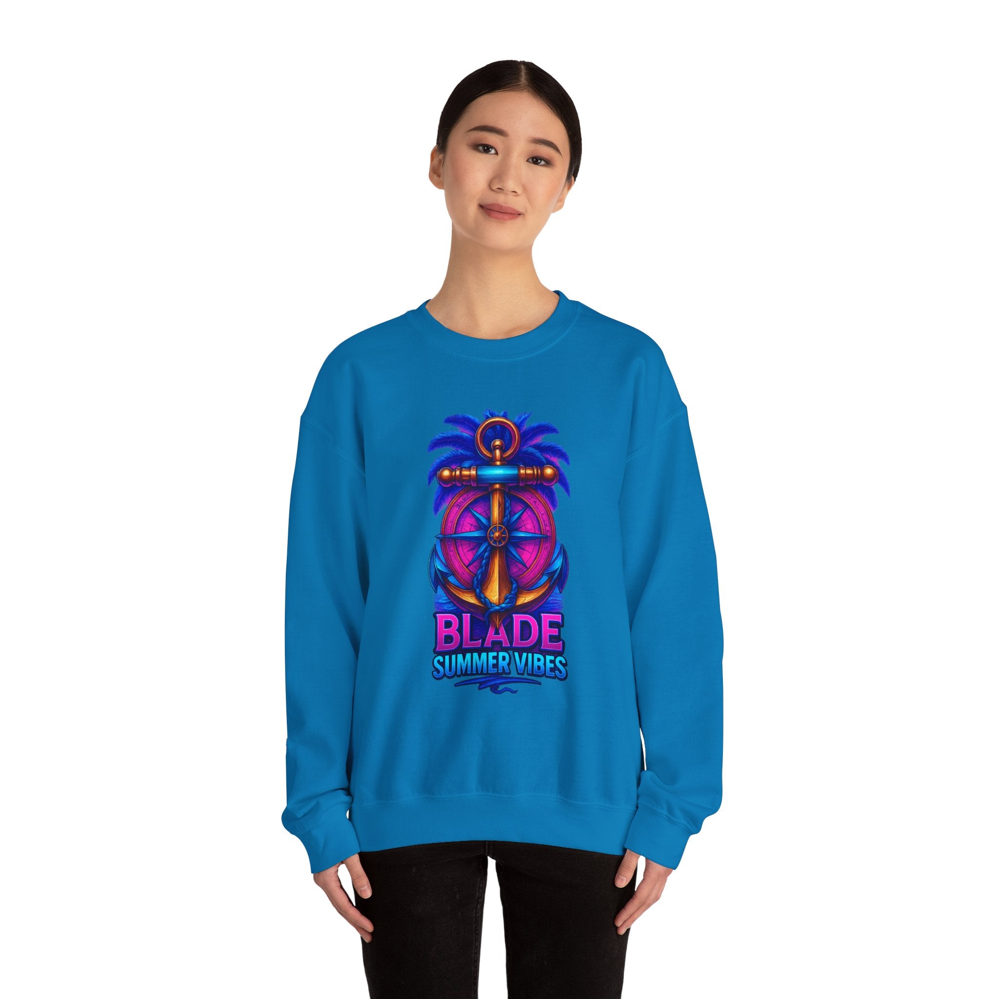 Anchor Compass Unisex Crewneck Sweater