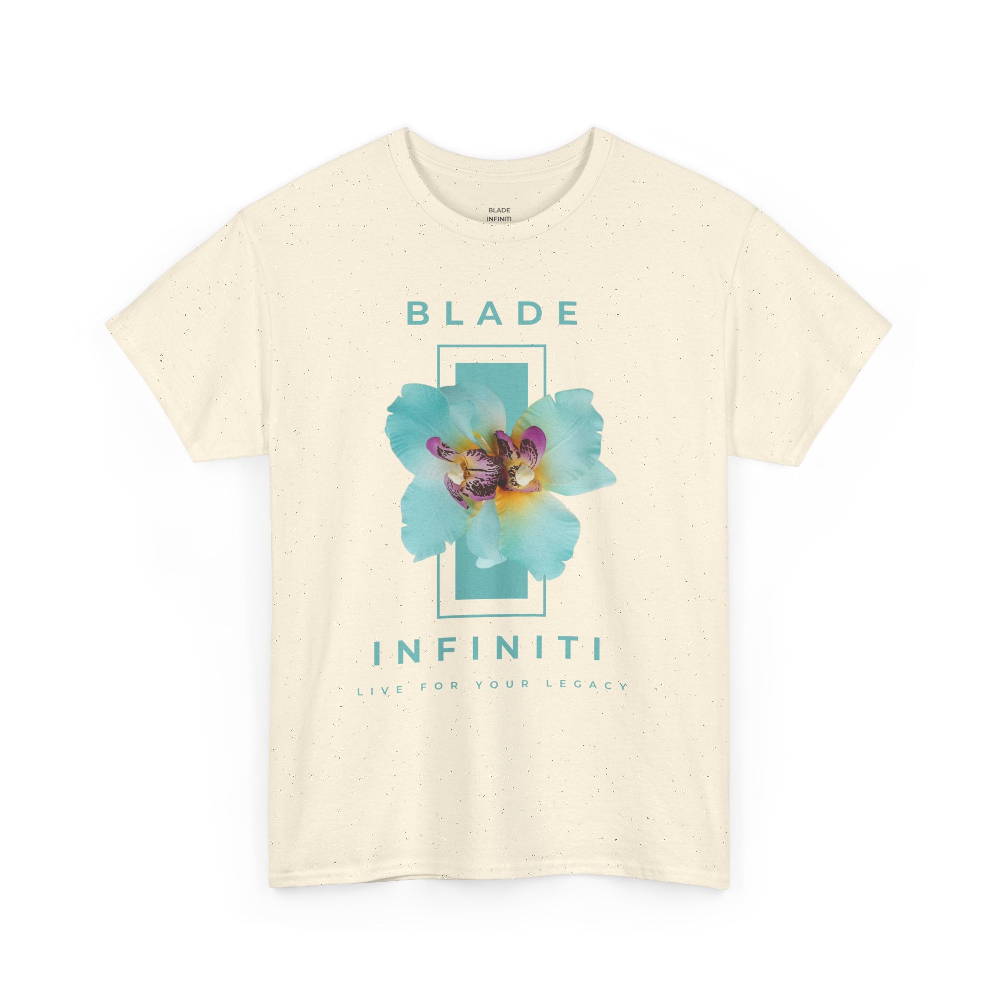Essence of Infiniti Light Aqua Floral T-Shirt