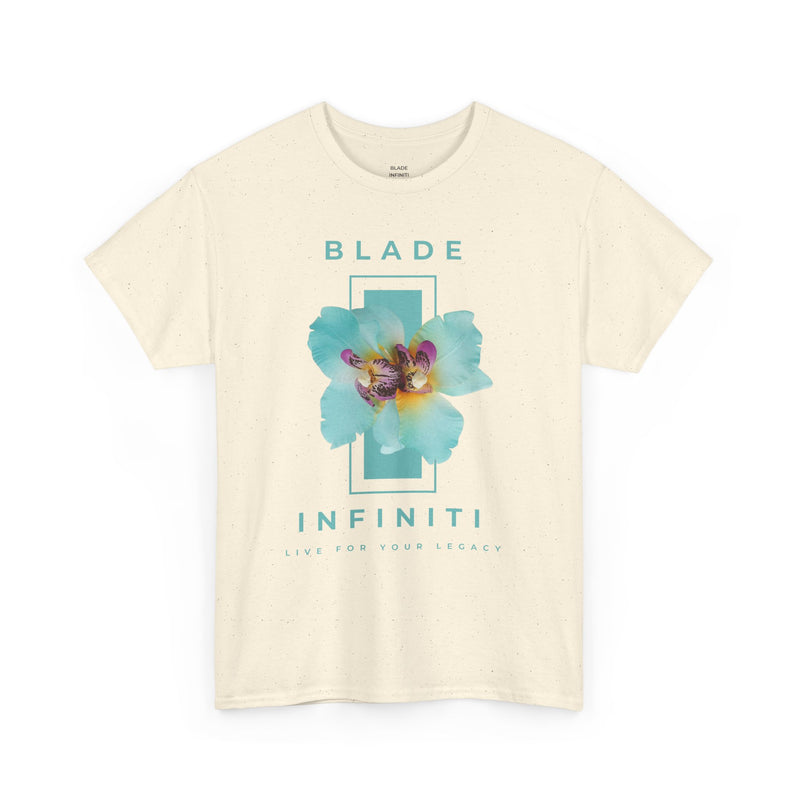 Essence of Infiniti Light Aqua Floral T-Shirt