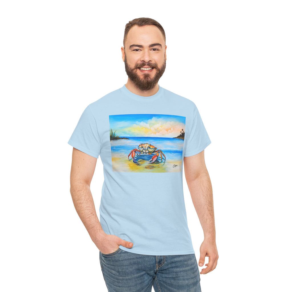 Coastal Crab Beach Sunset T-Shirt
