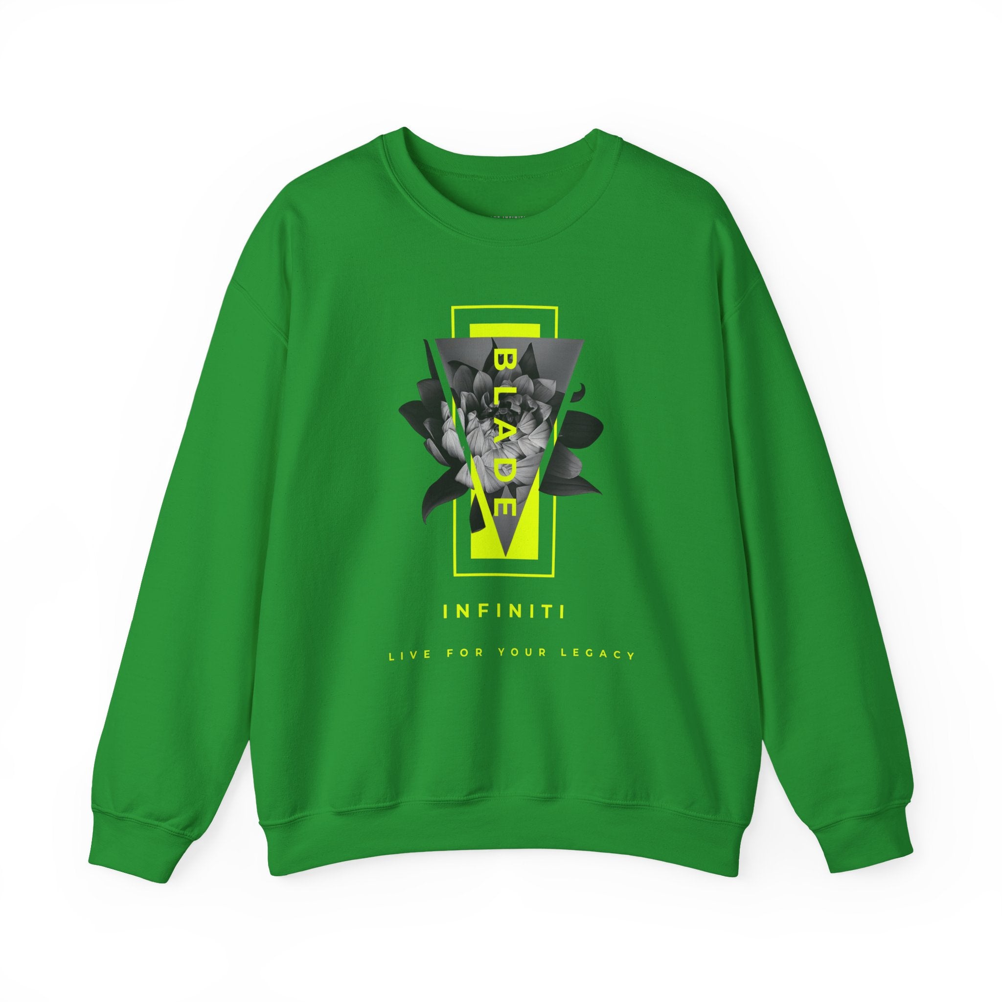 Flora Essence Neon Green Unisex Crewneck Sweater