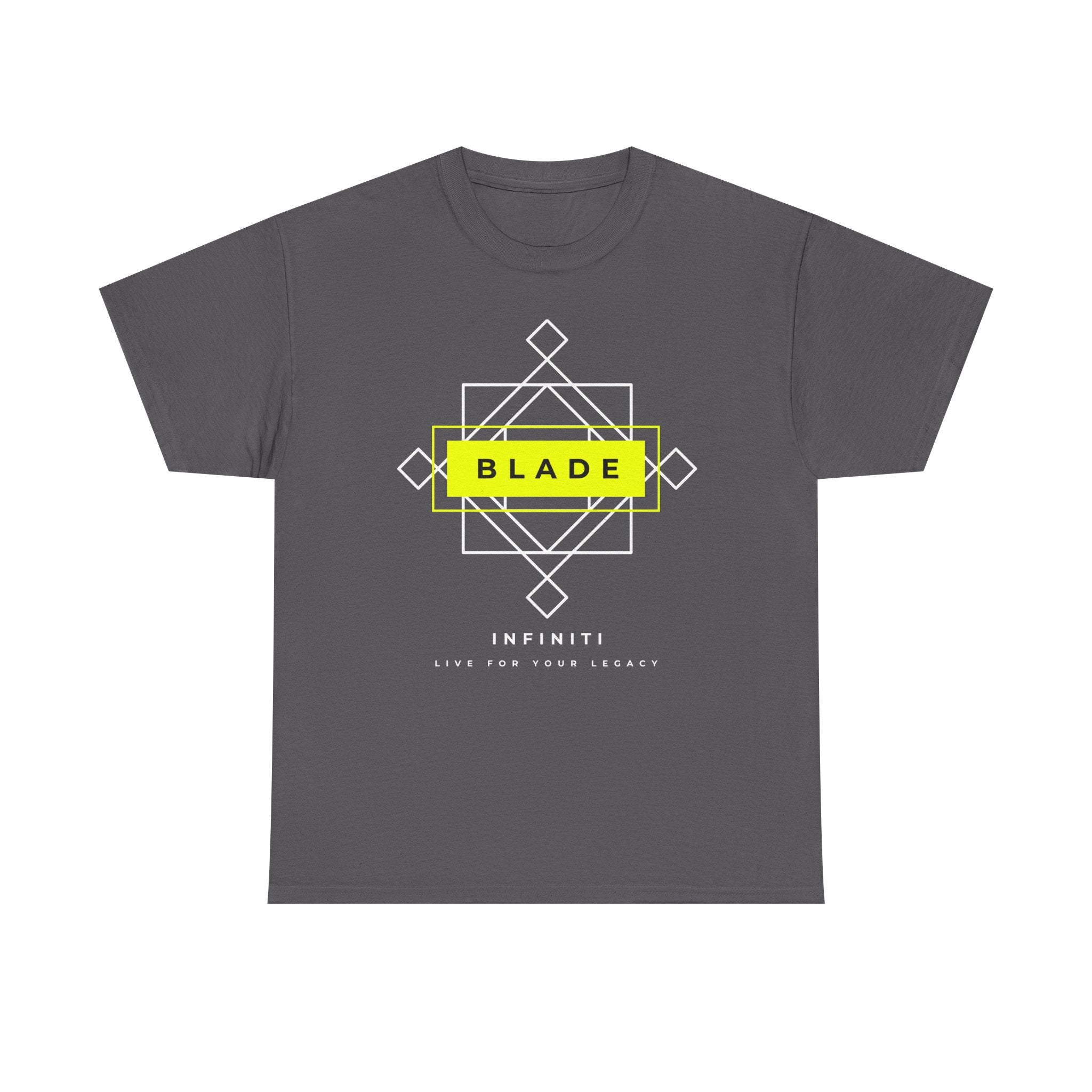 Geometric Infiniti Neon Green/White T-Shirt