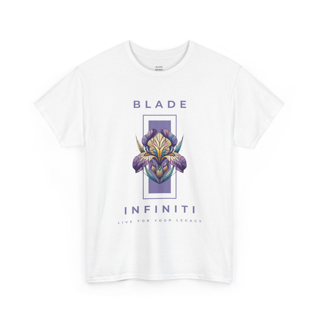 Essence of Infiniti Purple/Teal/Yellow Floral T-Shirt