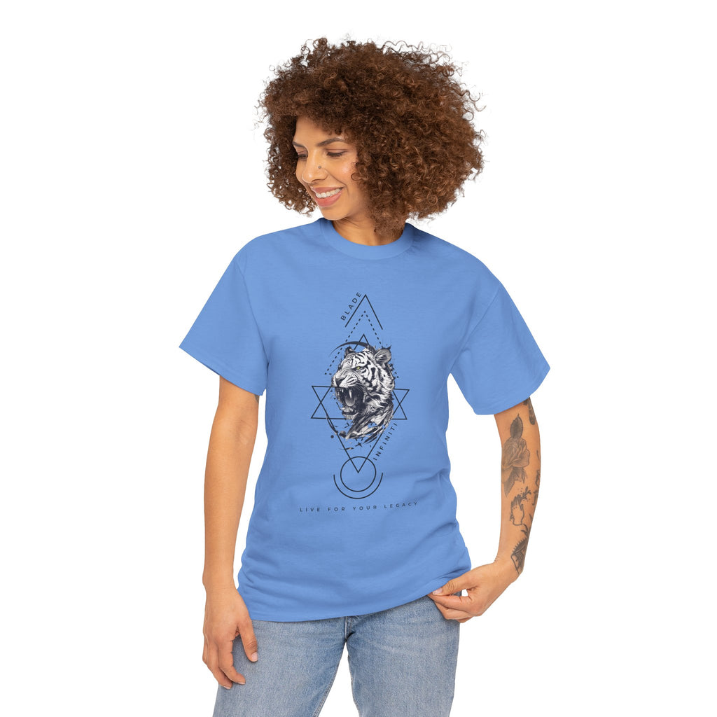 Geometric King Black TX Tiger T-Shirt