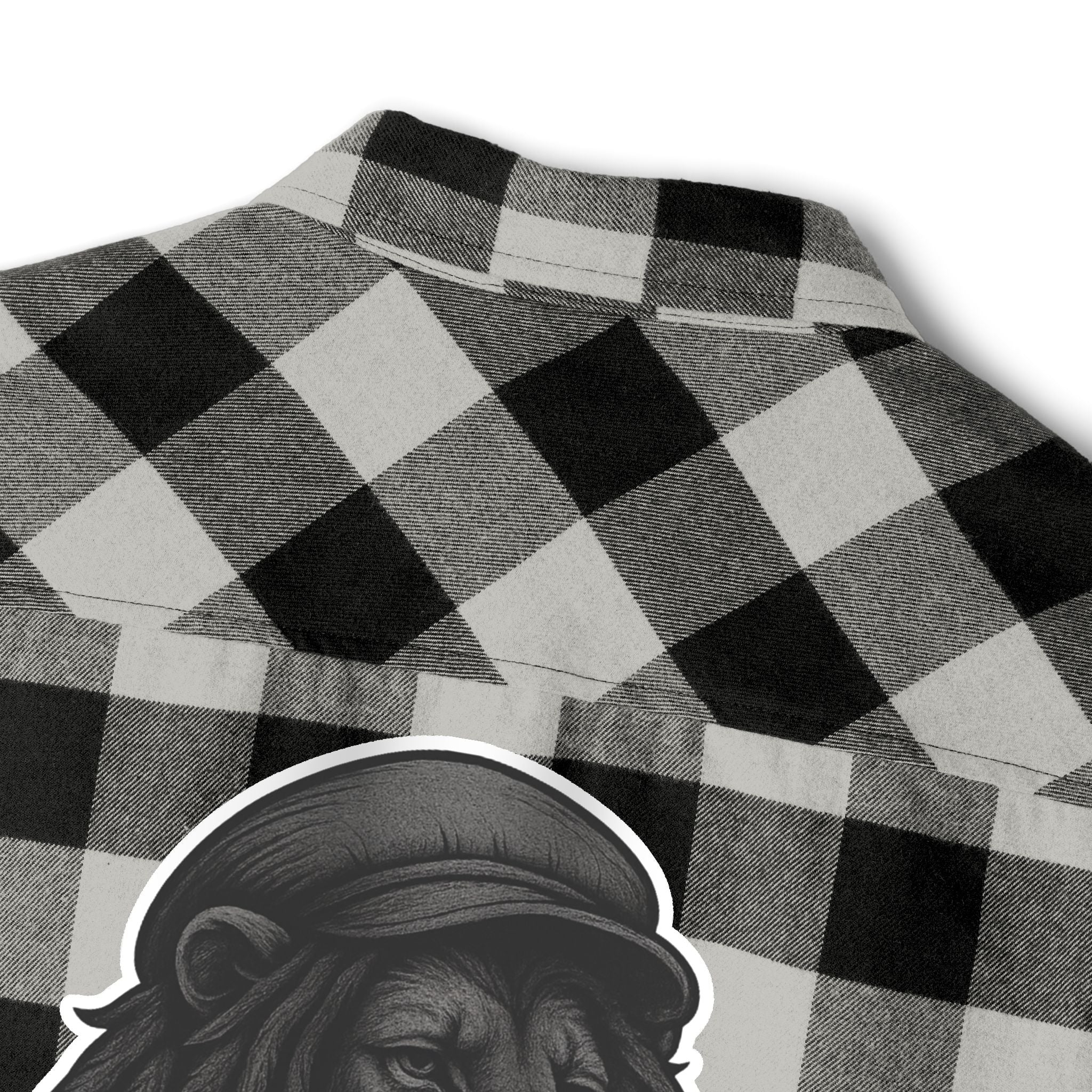 Rasta Lion Version 2 Flannel Shirt